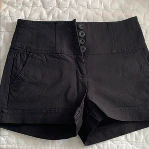 High-Waisted Button Shorts for Women